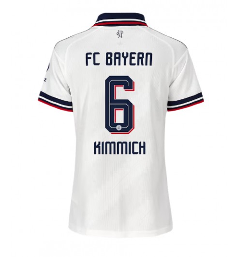 Bayern Munich Joshua Kimmich #6 Venkovní Dres pro Dámské 2026-27 Krátký Rukáv Bayern Munich Joshua Kimmich #6 Venkovní Dres pro Dámské 2026-27 Krátký Rukáv